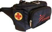 Insulated Medical Waist Bag - Black