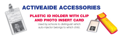 Activeaide ID Tag to suit Auto-Injector Case
